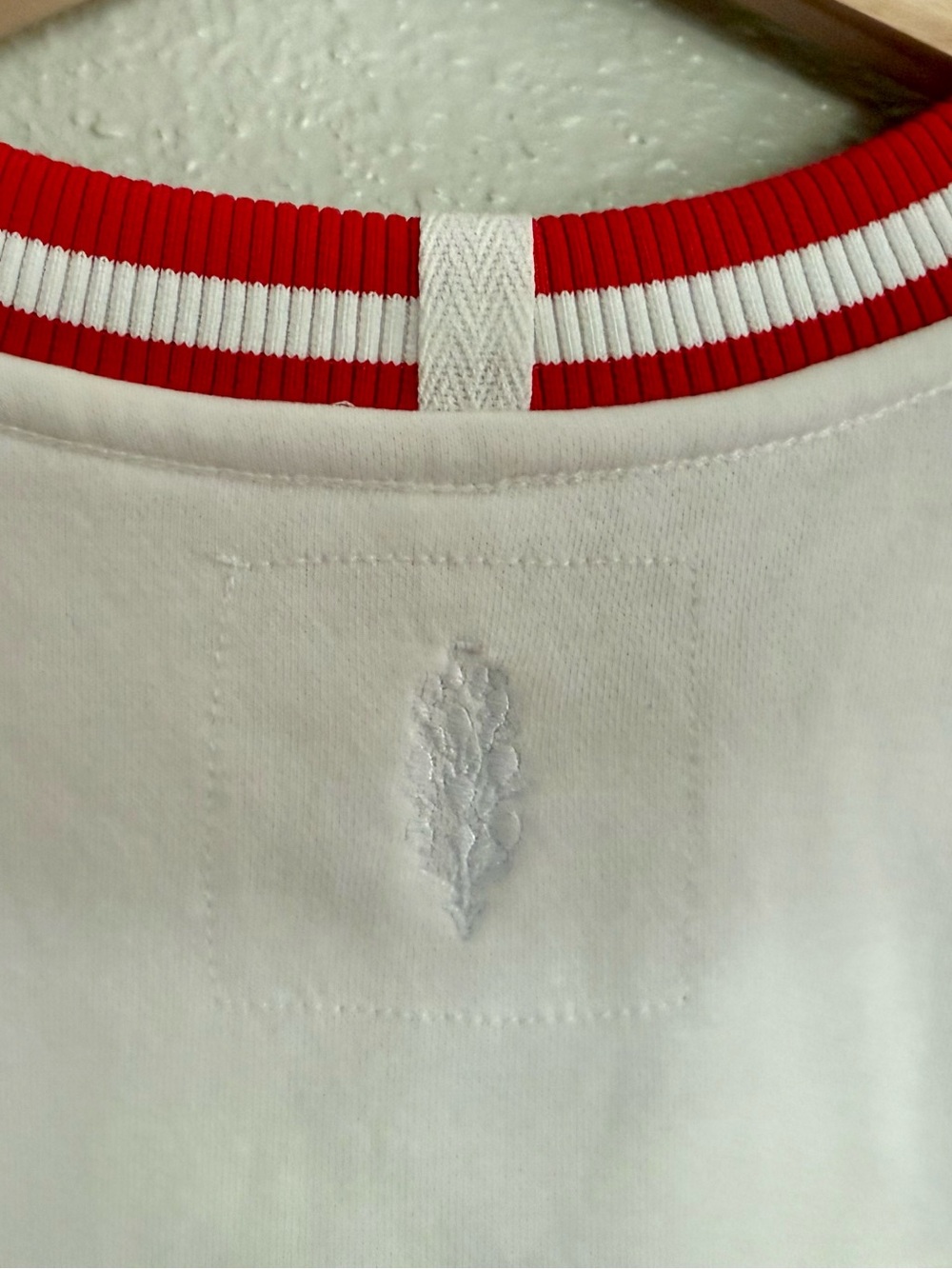 Free People Movement All Star Collegiate Pullover Logo White Combo Size S NWOT - Picture 12 of 12